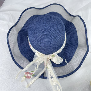 Mũ Rơm Có Thể Gập Lại Mũ Rơm Chống Nắng Mũ Đi Biển Ngoài Trời Mũ Rơm Có Viền Sóng Lớn Mũ Rơm Chống Tia UV Mũ Rơm Phong Cách Hàn Quốc Mùa Hè