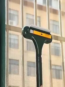 Pet Hair remover brush Window squeegee Mesh Screen Cleaner 2in1 Window Cleaning Brush Glass Cleaning Wet Dry Double Sided Extendable Mesh Cleaner