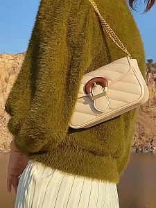 Small Square Bag Fashion Versatile Light Luxury Bag Crossbody Bag Shoulder Bag