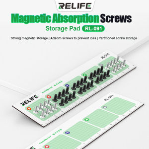 RELIFE RL-091 Strong Magnetic Screw Storage Repair Pad for Mobile Phone Computer Repair Screw Classification Storage Pad Tool