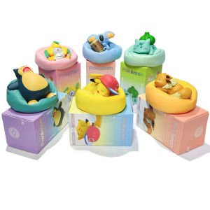 Pokemon Pikachu Kawaii Anime Hoạt Hình Hình-Điều Khiển Bằng Tay Tư Thế Ngủ Thường Ngày Trang Trí Búp Bê Cho Trẻ Em Đồ Chơi Sưu Tập Quà Tặng