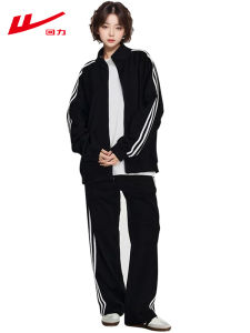 Warrior | Plush Thickened Sweatshirt American Style Set Winter 2 Pieces