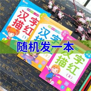 Preschool Kindergarten Chinese Character Tracing Book Number 0-100 Phonics Practice Book Large Class Control Pen Writing Pad