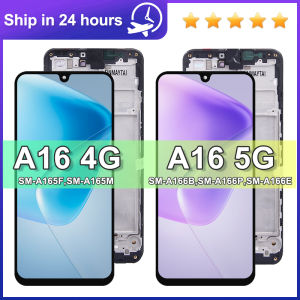 For Samsung A16 5G A166B LCD Display Touch Screen Digitizer Assembly 6.7 AMOLED A16 4G A165F Replacement Part for Samsung A16