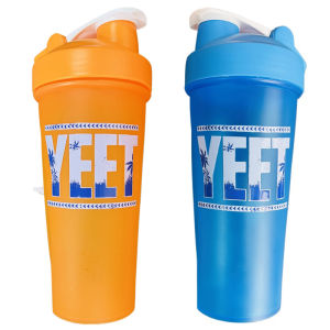 Jey Uso YEET Shaker Bottle Blue Orange 26oz 750ml WWE Bloodline USOS Protein Shake Cup Sports Fitness Water Bottle