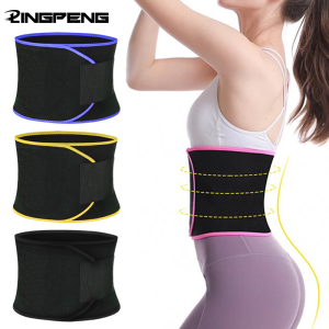 Woman Men Waist Trainer Sauna Sweat Belt Belly Corsets Control Sport Burner Workout Weight Loss Slimming Body Shaper Exercise
