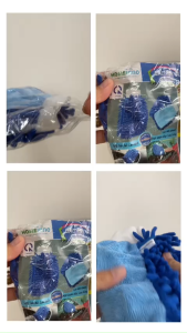 Găng Tay Rửa Xe 2 Mặt – Bảo Vệ Da Mềm Mại Dùng Rửa Xe & Lau Bụi – Homeinno