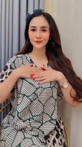 NEW PRODUCT Daster Polka Kombinasi Salur Seri Motif Daster Rayon Kekinian Best Seller 2025