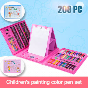 SG EmmAmy® 208pcs 150pcs/set Children Art Set Marker Drawing Painting Water Color Pencil Crayon Goodie Bag Stationery Set[Childrens Day gifts]