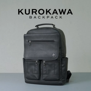 Shigetsu KUROKAWA Leather Backpack Leather Backpack for School bag office bag business mens backpack