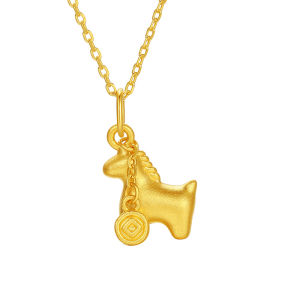 Zodiac Gold Pendant