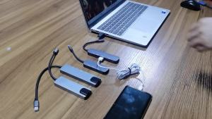 USB 8 in 1 type c 3 1 to 4K HDMI hub adapter with SD TF RJ45 card reader PD fast charge for  notebook computer