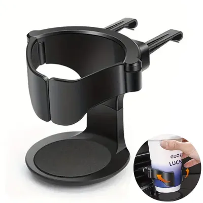 Giá Đỡ Cốc Nước Trên Ô Tô Đa Năng Chất Liệu ABS+EVA Dùng Cho Ô Tô Xe Tải Tích Hợp Giá Để Cốc Và Khay Đựng Tàn Thuốc