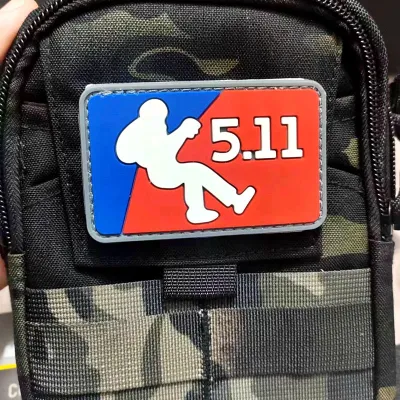 Miếng Dán PVC Chống Thấm Nước 511 Magic Stick Rubber Tactical Backpack Patch Motivational Material PVC Rubber Badge