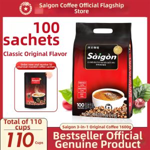 SAGOCOFFEE | 3-in-1 Vietnamese Instant Coffee Strips Charcoal Roast Civet Strong