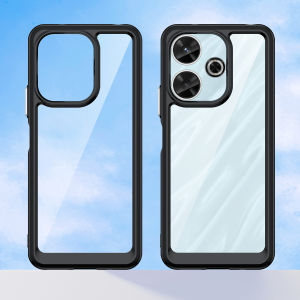 Ốp Lưng Trong Suốt Chống Sốc Xiaomi Poco M6/M6 Pro/M6 Plus - Vỏ Bảo Vệ Chống Trầy Xước Cho Điện Thoại Tăng Cường Khả Năng Bảo Vệ