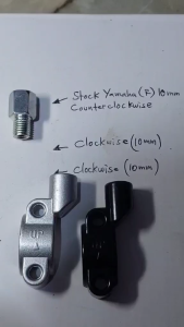 Yamaha Sidemirror Holder Clam with stock Adaptor