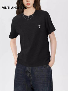 Slim Fit Black Fashion T-Shirt