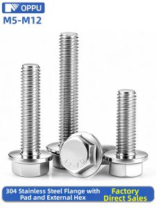 OPPU | Anti-slip Hex Flange Screws
