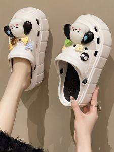 รองเท้าแตะผู้หญิงหนาฤดูร้อนSlip-Onเพิ่มความสูงAnti-Slipใหม่ 2023 อินเทรนด์น่ารักรองเท้าชายหาดสีK-Style