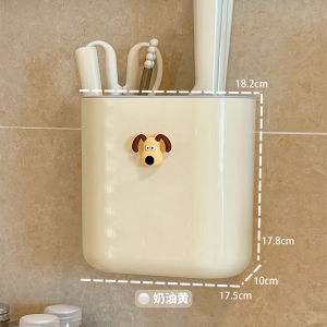 Kitchen Wall-Mounted Multi-Functional Knife Holder Rack Storage Organizer Plastic Anti-Mold Home Use Countertop Utensil Caddy