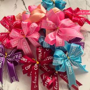 โบว์ของขวัญ โบว์ติดกระเช้า โบว์ติดของขวัญ ริบบิ้นโบว์ โบว์ผ้า 🎀พร้อมส่ง ขั้นต่ำ 5ชิ้น ระบุสีทักแชทแจ้งค่ะ
