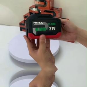 Pin 15 cell PHIPOL 21v chân pin phô thông makita có đèn báo dung lượng