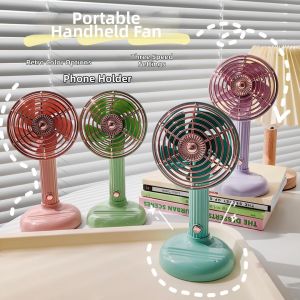 ZHENTAIYUAN | Retro Electroplated Quiet Portable Desk Fan