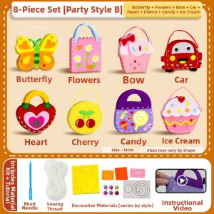 YUGUANG | Girls DIY Non-woven Fabric Bag Making Kit