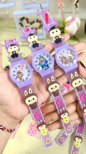 Jam Tangan Anak Labubu Strap Jelly Rubber Terbaru Trendy Fashion Anak Lucu
