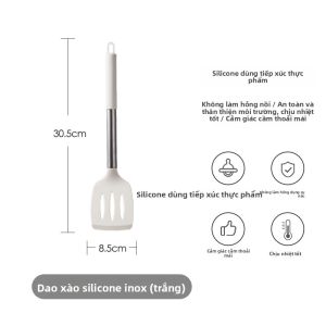 CAROTE | Bộ Dụng Cụ Bếp Xẻng Thìa Silicone Chống Dính 