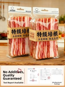 Additive Free Sandwich Dedicated Bacon Independent Packaging