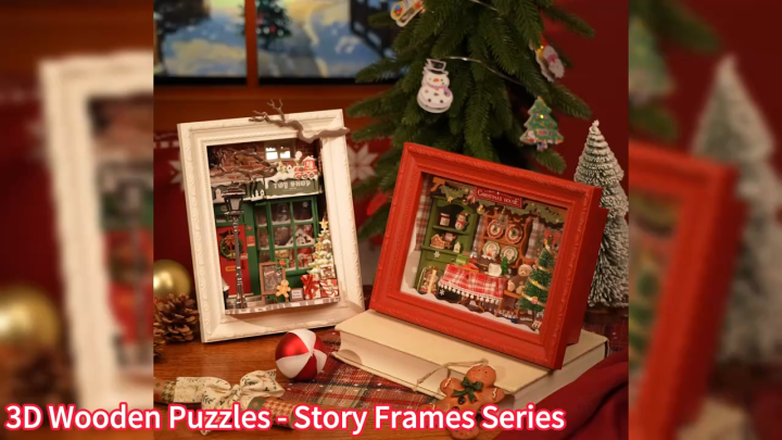 [พร้อมส่ง Eng.Version] Rolife DP006 Santa’s Toy Shop Story Frames ...