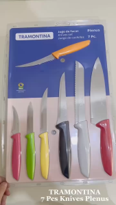 Pisau Tramontina - 7 Pcs Knives Set Plenus Original