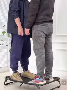 เตียงสัตว์เลี้ยง เตียงสุนัข S/M/L/XL รีบนํ้าหนักได้ถึง120กก.กันความชื้น ระบายอากาศ ที่นอนสัตว์เลี้ยง