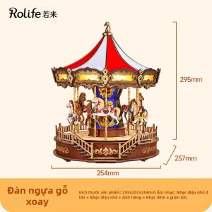 JINWUCHUANGYI | Hộp Nhạc Cello Gỗ Lắp Ráp DIY