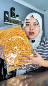 [DELISH SNACKS] Stik Keju (Grosir) 250gr 500gr / Snack Cemilan Kiloan Camilan Asin Gurih