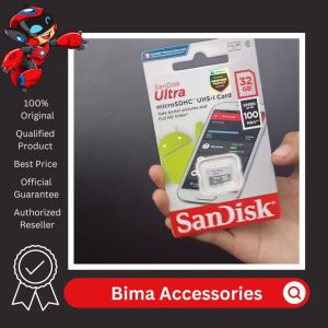 SANDISK Original MicroSD Micro SD Ultra 32GB/64GB/128GB Speed 100MBps