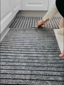 พรมปูพื้น พรมไนลอน พรมห้องครัว/ทางเข้าสามารถตัดได้ ทำความสะอาดง่าย ไม่ลื่น ดูดซับน้ำได้ดี