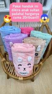 Handuk Mandi Bayi - Anak Karakter / Perlengkapan Baby Baru Lahir Kado Lembut Newborn Perempuan SNI Alinkidos