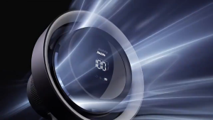 Jisulife Table Fan Pro3 Dark Grey พัดลมพกพาแบบตั้งโต๊ะ  มีหน้าจอ LED ปรับได้ 100 ระดับ ใช้งานได้สูงสุด 1.5-9 ชม.