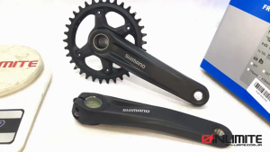 Đùi Giò Đĩa Xe Đạp MTB Shimano FC-MT510-1 Hollowtech II 12 Speed 30T/32T/34T Trục Rỗng Chính Hãng 170mm/175mm