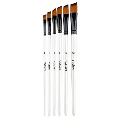6pcs Artist Paint Brushes Set Artist Paintbrushes For Acrylic Oil Watercolor Acrylic Painting For Body Face Rock Canvas