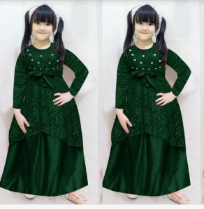 Sherin Dress: Gamis Lebaran & Baju Muslim Mewah Anak 4-10 Tahun