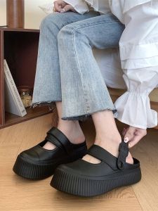 Fashionable Two-Way Wear Beach Shoes Womens Outdoor Anti-Slip Slip-On Sandals Summer Casual Simple Style Flat Bottom EVA