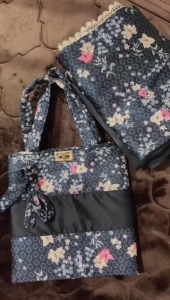 Mukena Dewasa Silk Premium 2in1 Renda Raihana series