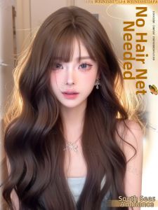 Water Wave Long Curly Hair Wig Full Cap