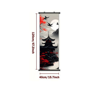 Tấm Thảm Treo Tường Phong Cảnh Tranh Thủy Mặc Phương Đông Độ Phân Giải Cao Không Phai Màu Trang Trí Phòng Chất Liệu Polyester Dùng Cho Phòng Khách Phòng Ngủ Lối Vào.