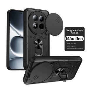 Ốp Lưng Xiaomi Redmi Note 15 Pro+ 5G Chống Sốc Bảo Vệ Camera Trượt Tích Hợp Giá Đỡ Từ Tính Trên Ô Tô Tương Thích Với Redmi Note 15 Pro 5G