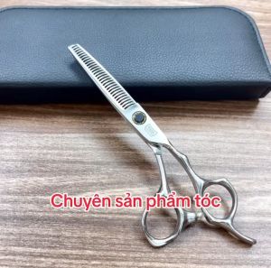 WAHL Kéo tỉa nhặt sạn cao cấp WAHL 15-20% Thép Nhật S440C - 6 inches lưỡi tăng tỉa dáng W sắc bén không gỉ độ cứng trên 62HR thiết kế tay cầm thuận tiện